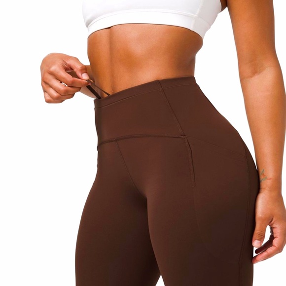 *NWT* Lululemon Swift Speed HR CROP 21" BRNE - Picture 2 of 5